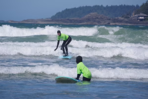 learn to surf in tofino